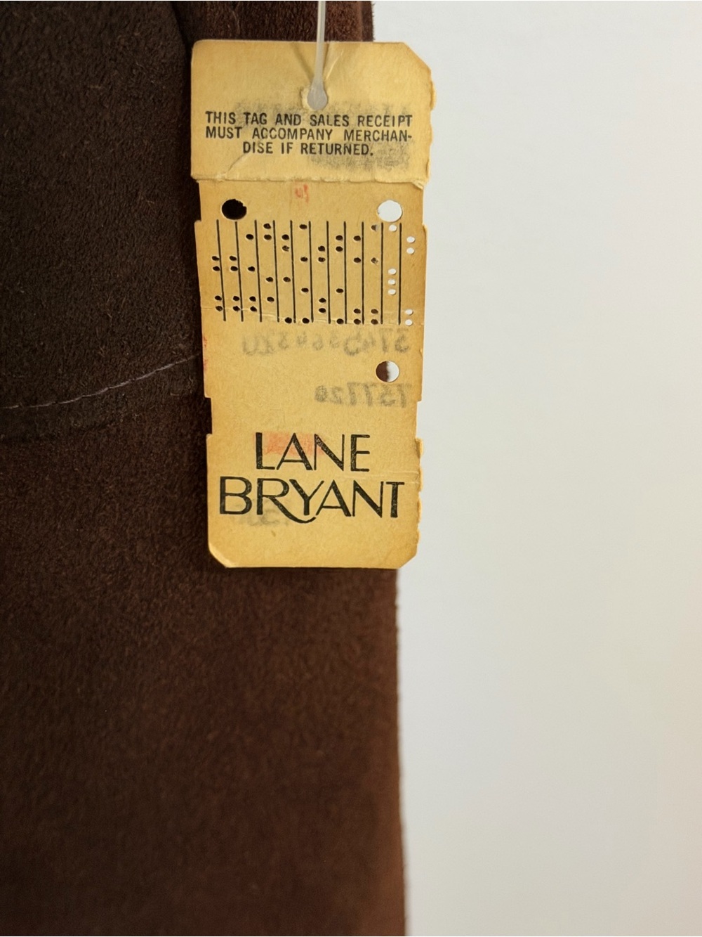 Vintage 1970s Lane Bryant Suede Maxi Coat Tagged 18 Fits Modern 10/12 NWT - Picture 11 of 15